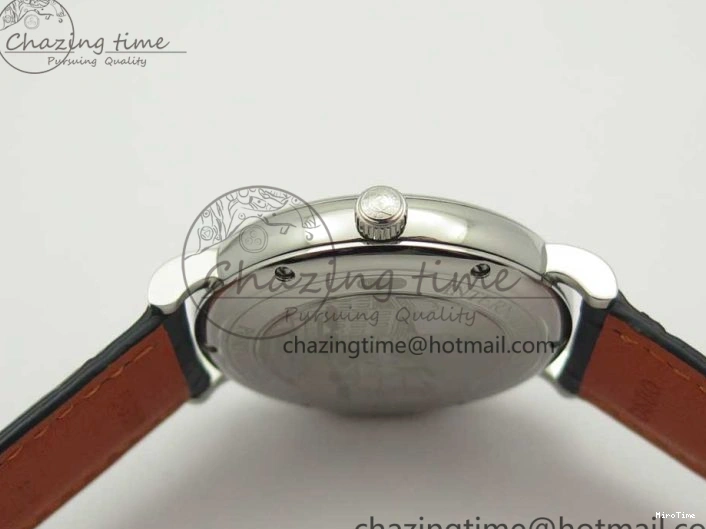 MIROTIME 0419 Portofino Automatic SS FKF 1:1 Best Edition Blue Dial on Blue Leather Strap A Cozy 7133